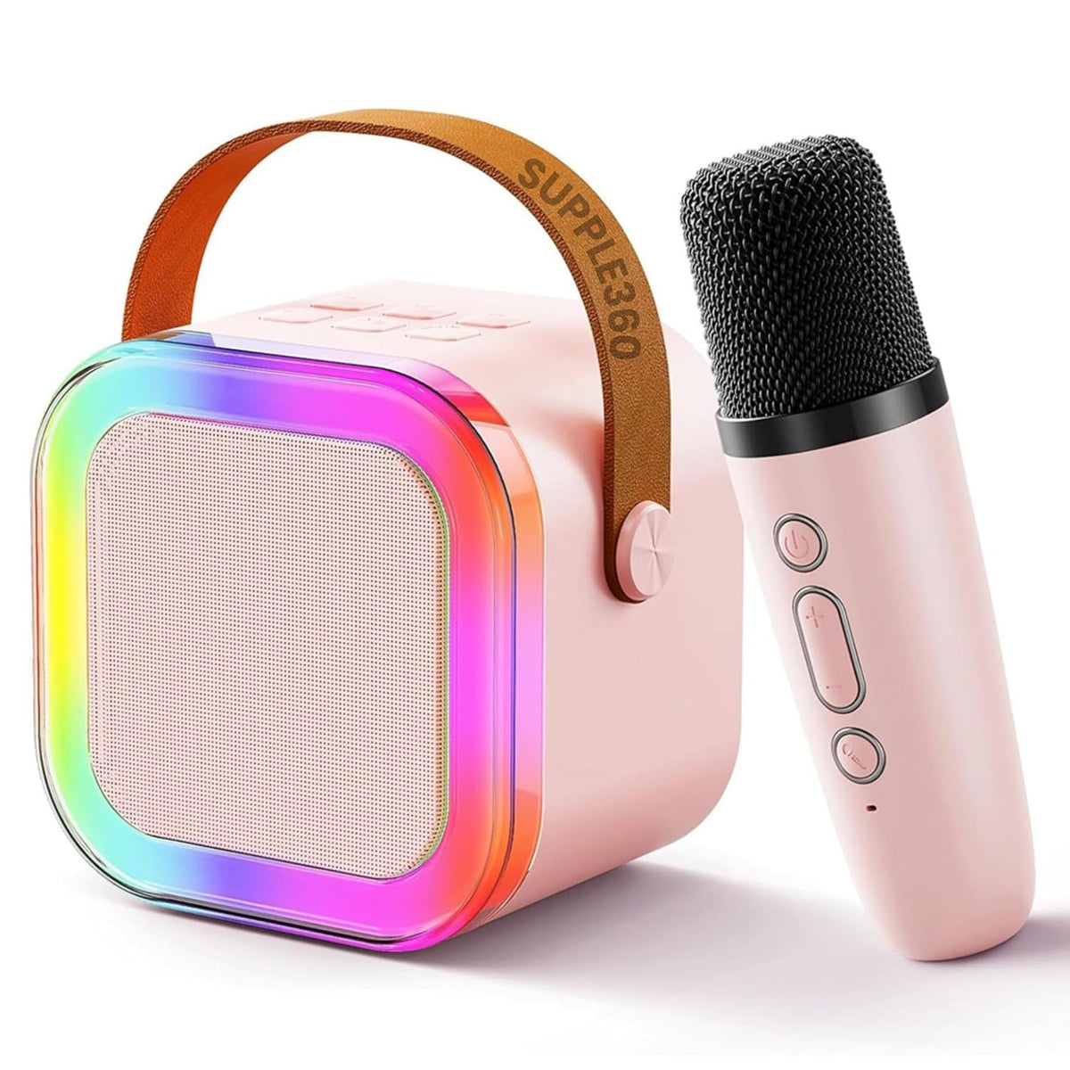 Mini Bluetooth Speaker with Wireless Karaoke Mic