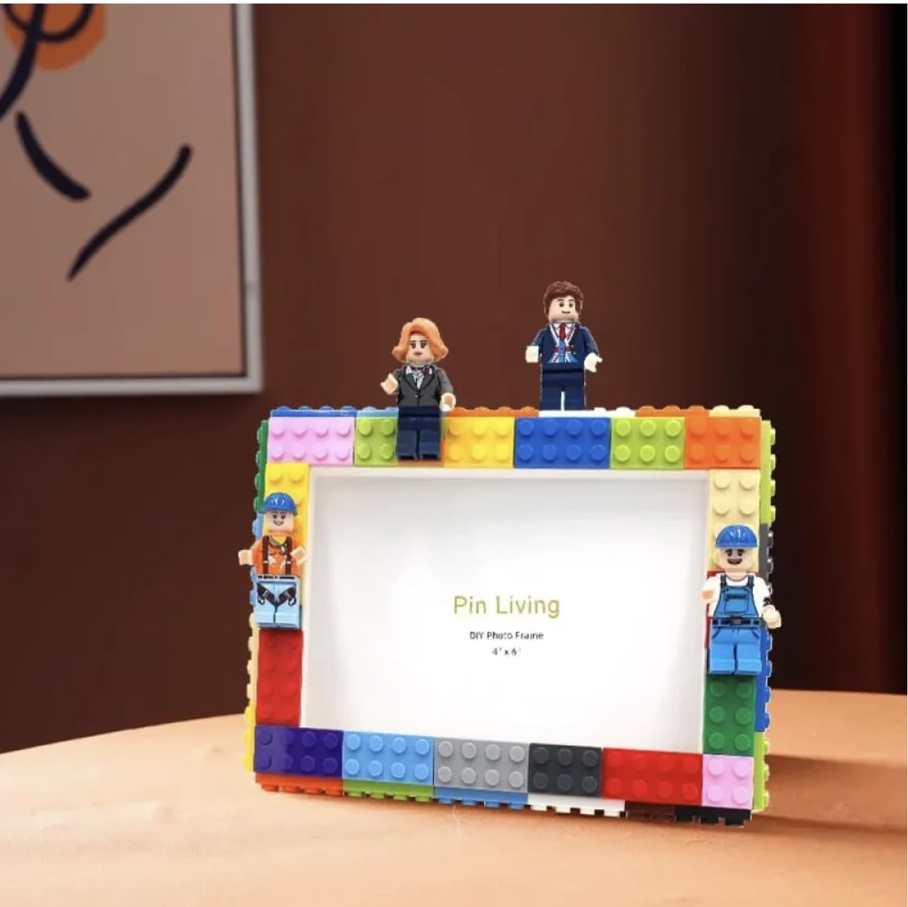 Photo Frame with Lego Figures