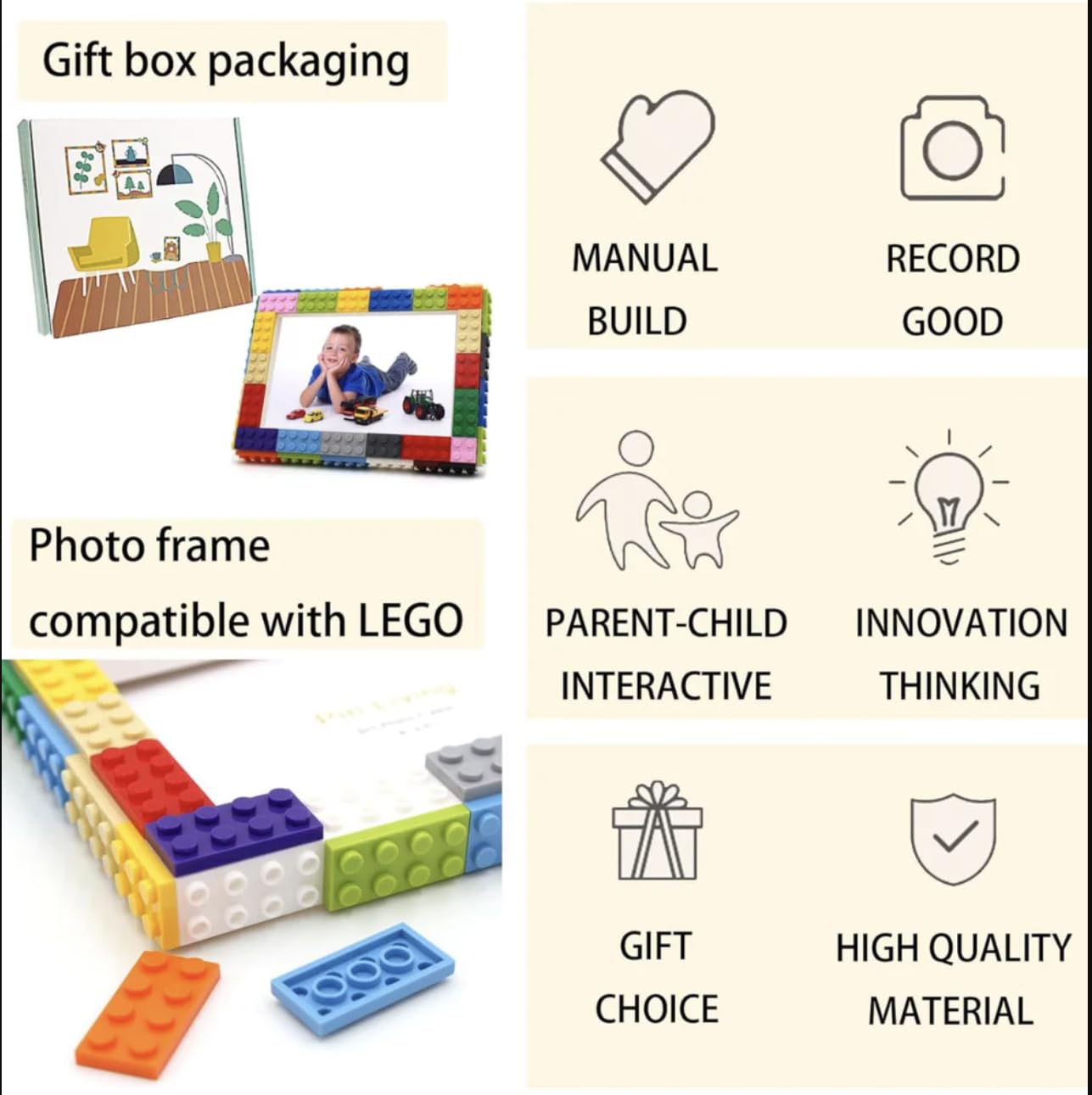 Photo Frame with Lego Figures