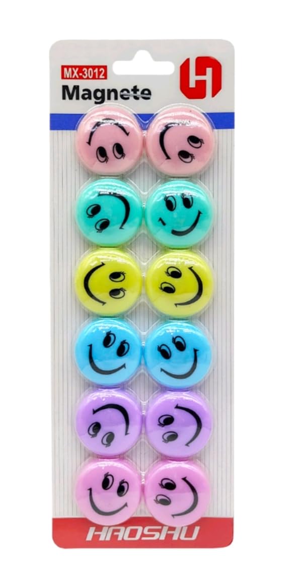 Smiley Face Fridge Magnets Buddies