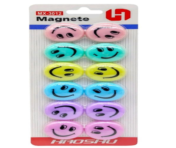 Smiley Face Fridge Magnets Buddies