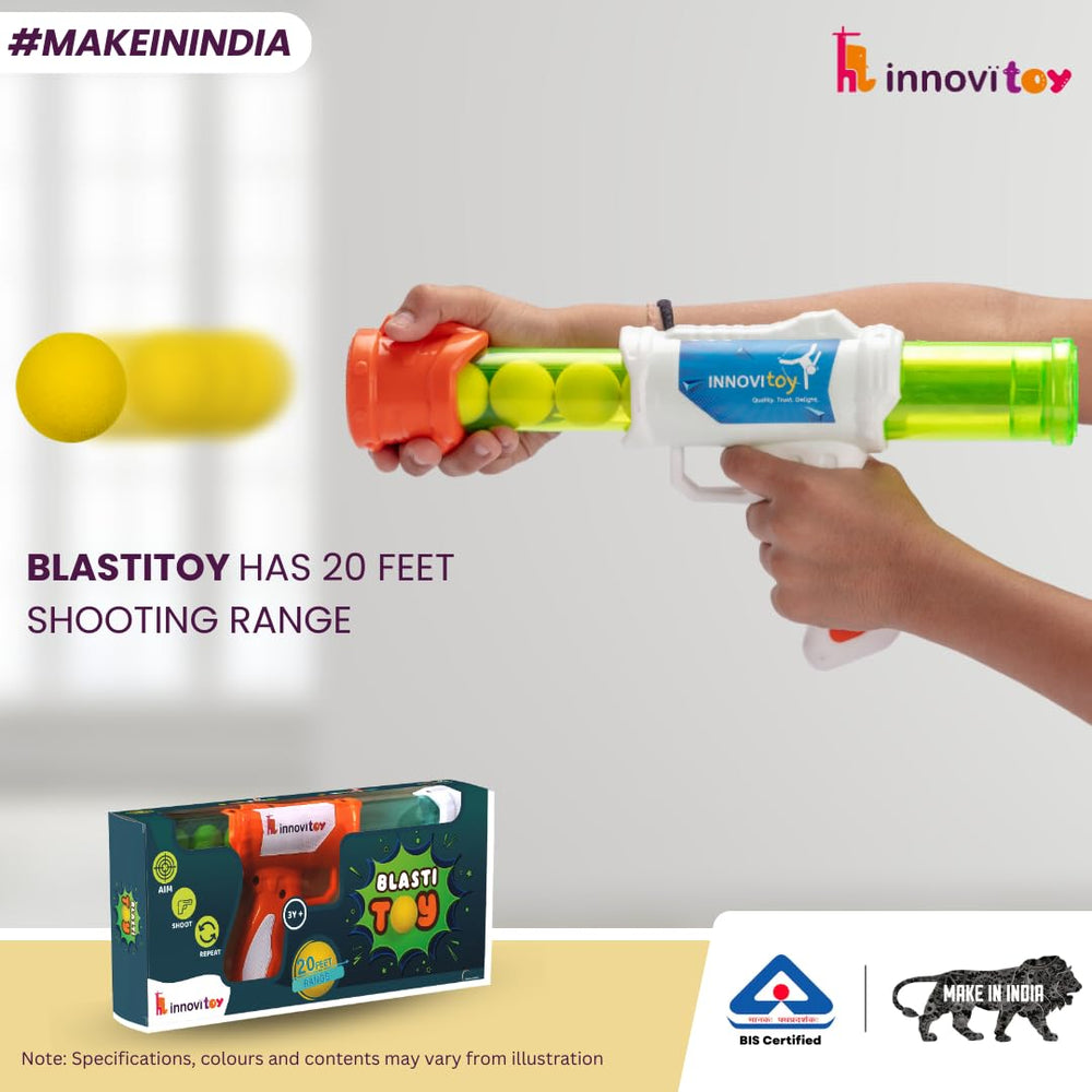 Toy Gun with 5 Safe Soft Foam Bullet Blaster