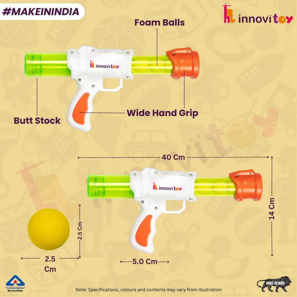 Toy Gun with 5 Safe Soft Foam Bullet Blaster