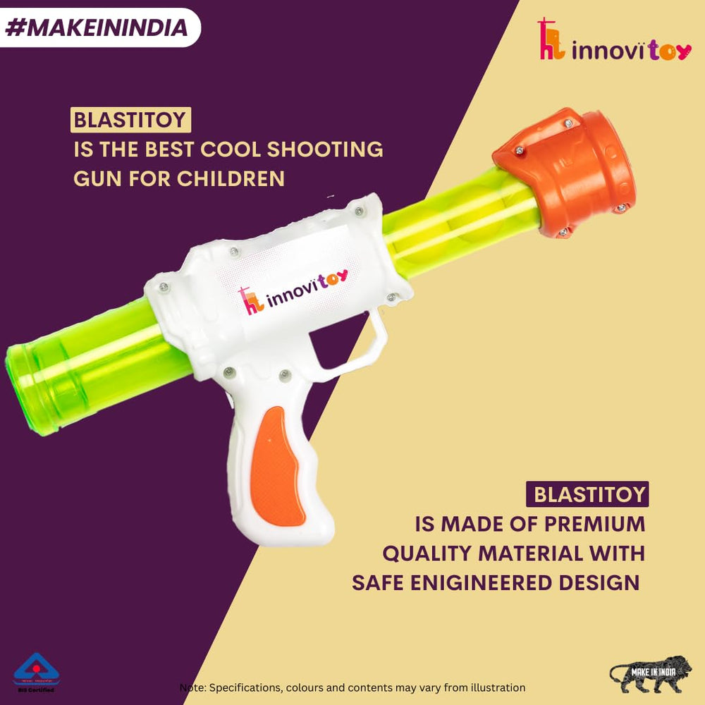 Toy Gun with 5 Safe Soft Foam Bullet Blaster