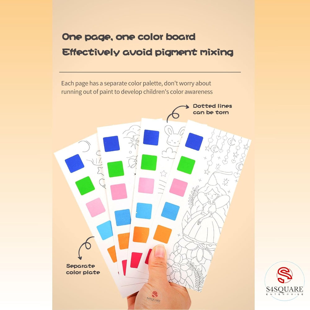 Water Coloring Books (12 Pages)