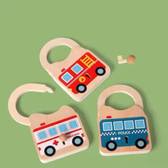 Wooden Lock and Key