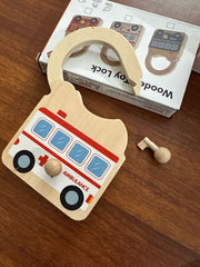 Wooden Lock and Key
