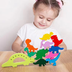 Wooden Stacking Dinosaur Toys