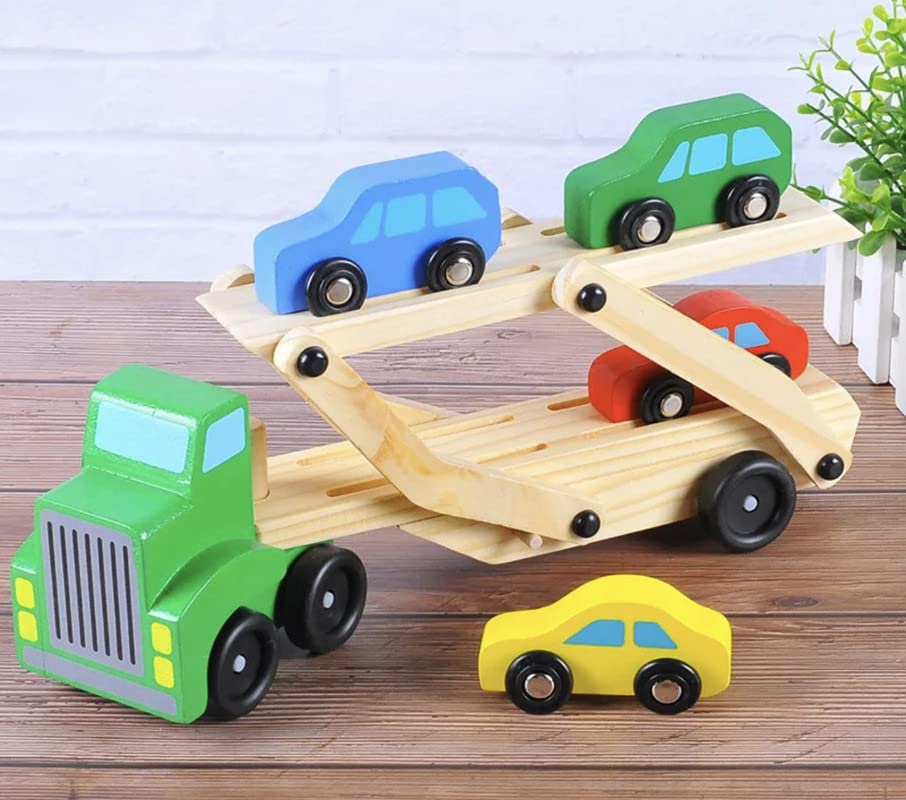 Wooden Truck And Cars