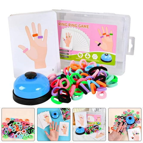 Finger Ring Colorful Ring Toys Creative Educational Toys |Box Game