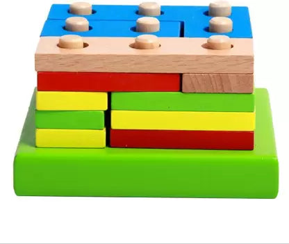Assemble Geometry Assembly Building Stacking Blocks – DK Toyz