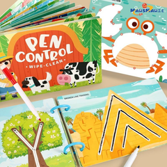 Pen Control Wipe-Clean Activity Book