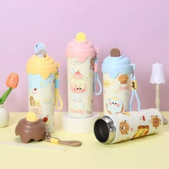 Ice-cream Stainless Steel Bottle 600ml
