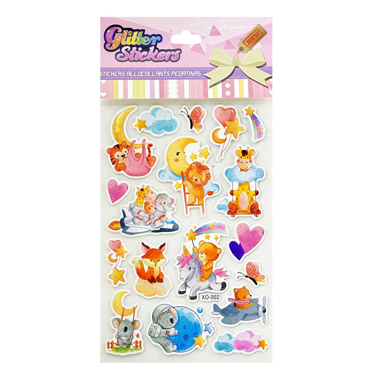 Glitter Sticker Set 🌈✨