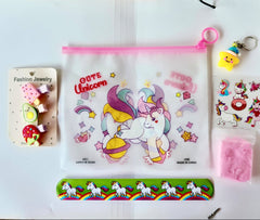 Stylish transparent zip lock pouch