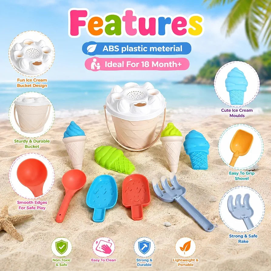Ice Cream Beach Sand Toy Set🏖️🍦