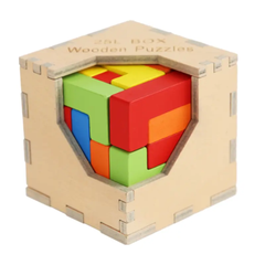 25L Wooden Puzzle Block Set 🧩 box