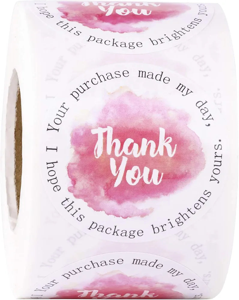 “Thank You” Sticker Roll 🌸
