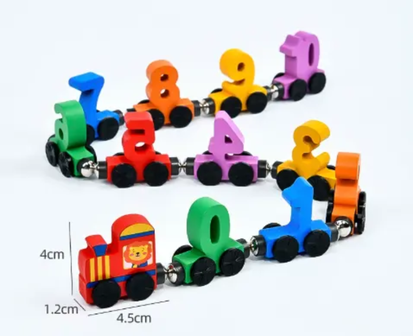 Magnetic Digital Train (Numbers)