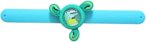 Wristband, Spinning Slap Band for Kids, Cute Cartoon Bracelet, Return Gift
