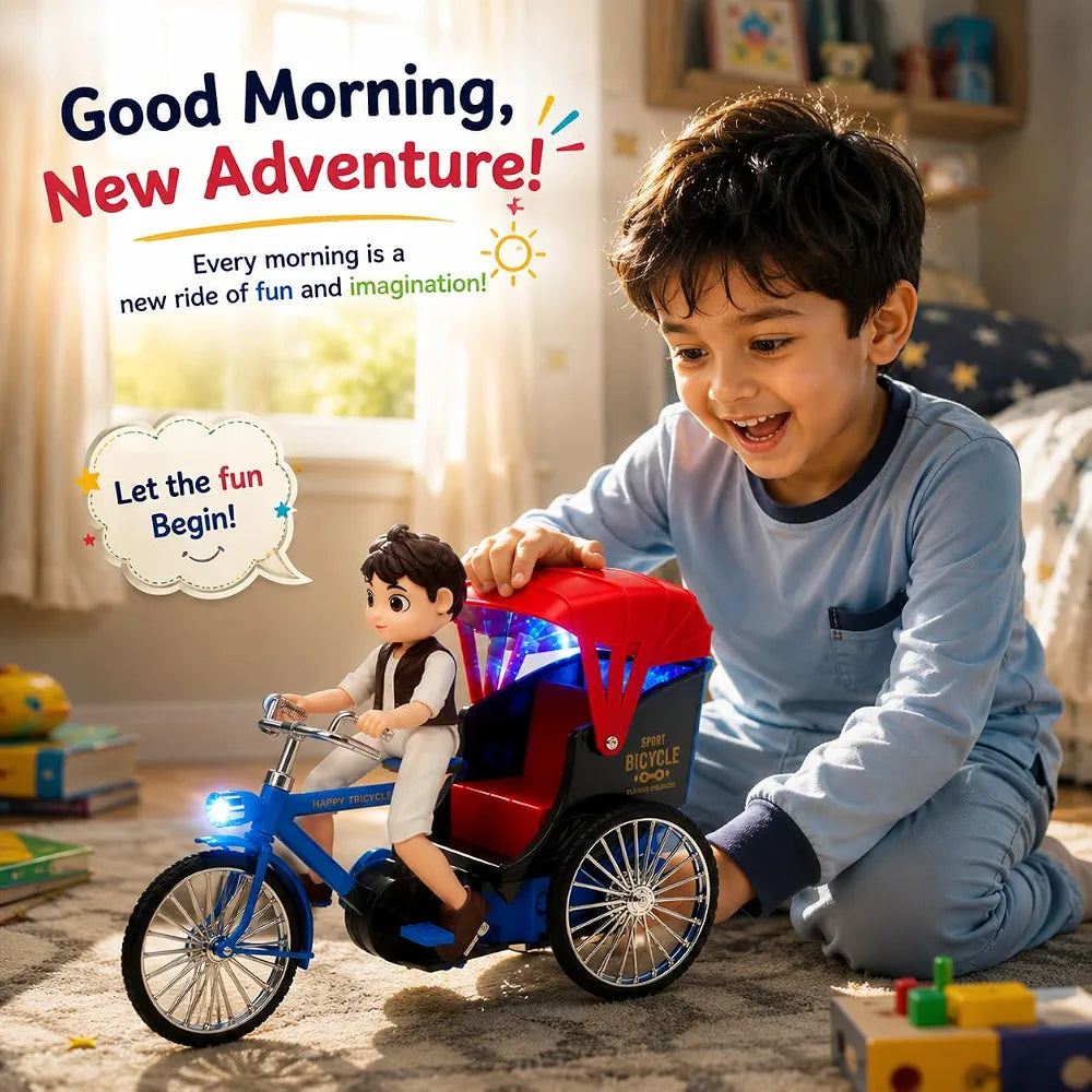 Pedal Bicycle Boy Tricycle Toy 🚲✨
