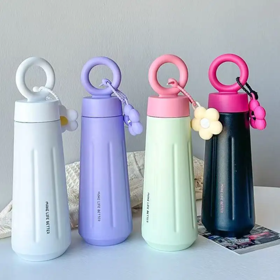 Pastel Loop Water Bottle 450ml 🌸🫧