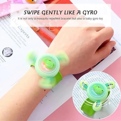 Wristband, Spinning Slap Band for Kids, Cute Cartoon Bracelet, Return Gift