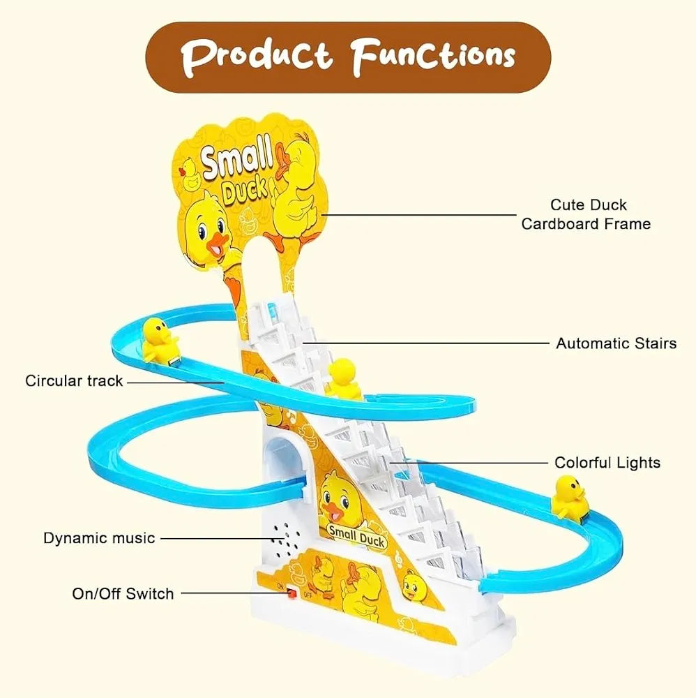 Small Duck Musical Stair Climbing Toy 🦆🎵