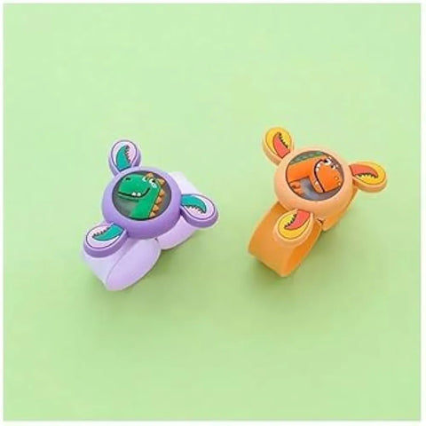 Wristband, Spinning Slap Band for Kids, Cute Cartoon Bracelet, Return Gift