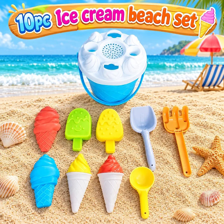 Ice Cream Beach Sand Toy Set🏖️🍦