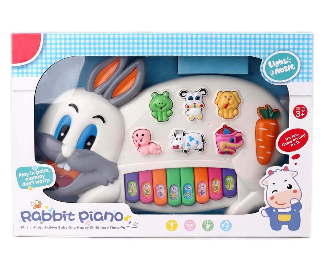 🐰 Rabbit Piano Musical Toy