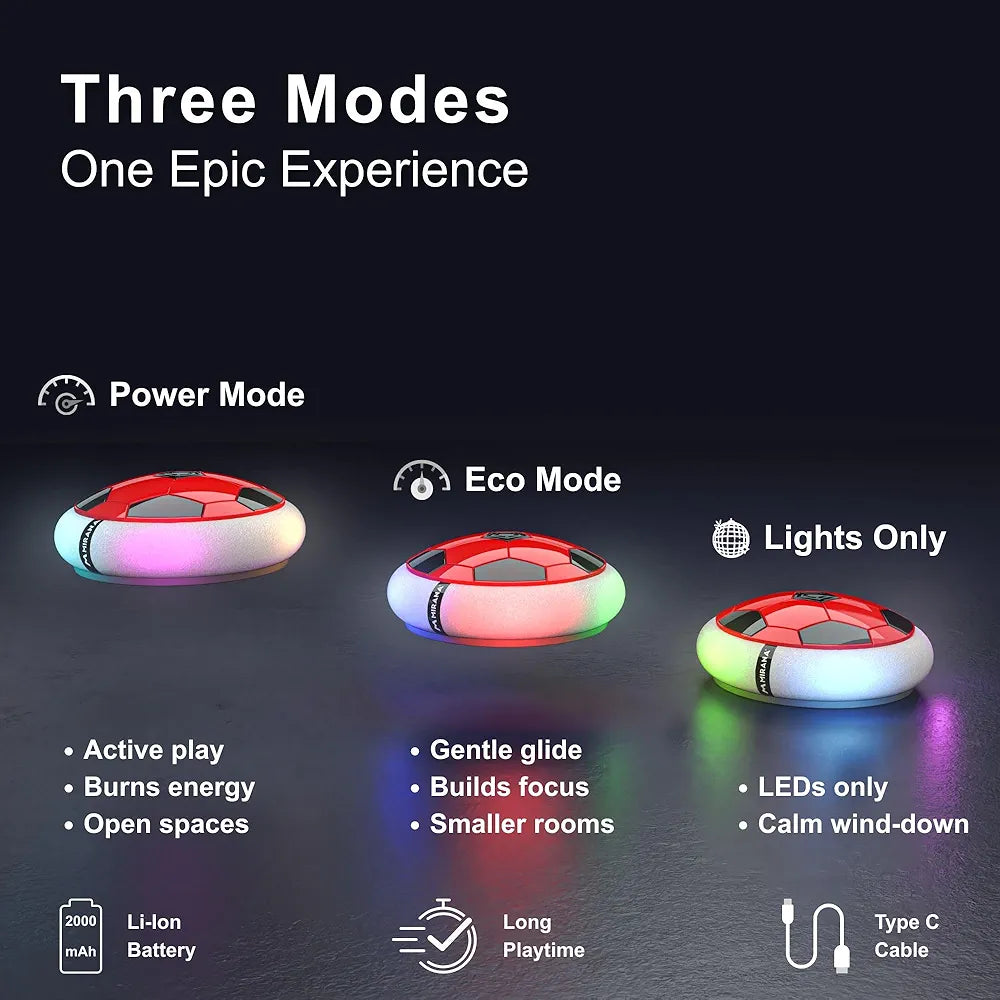 LED Hover Football ⚽✨🔋