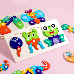 Life cycle board puzzle