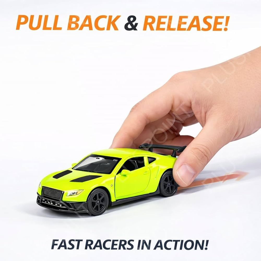 Pull Back Alloy Sports Car 🚗💨