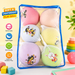 🌈 Cartoon Soft Play Ball for Kids (Each)
