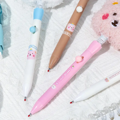 🧸 Fluffy Bear Spring Pen 🖊