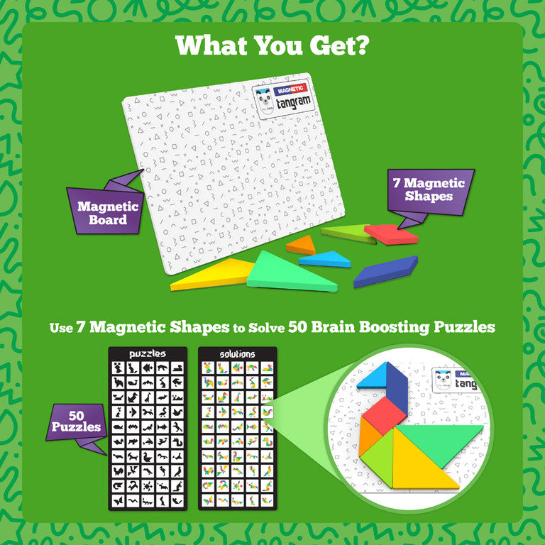 Magnetic Tangram Puzzle Game