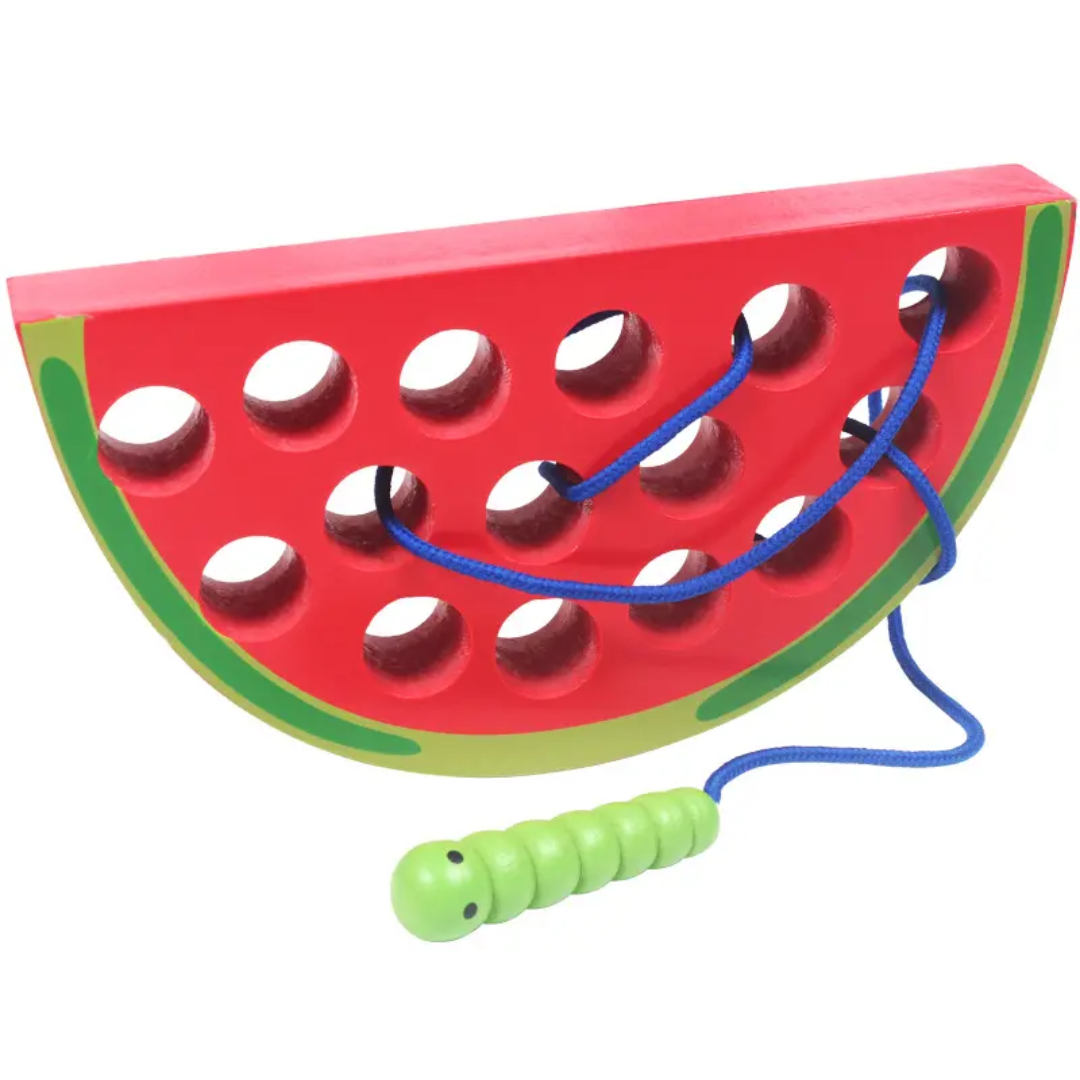 Wooden Threading Game