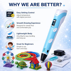 3D Pen-2 Creative Drawing Pen 🖊️✨