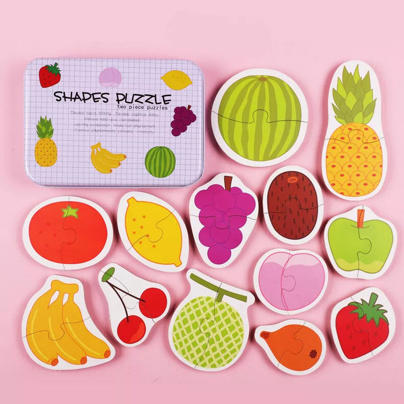Shapes puzzle 2 piece
