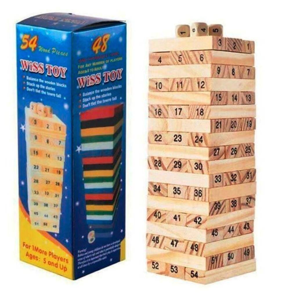 Wiss Toy Mini Jenga 48pcs