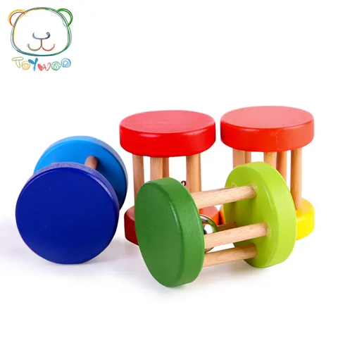 Montessori rattle Rolling Bell Rattle for Infants and Toddlers