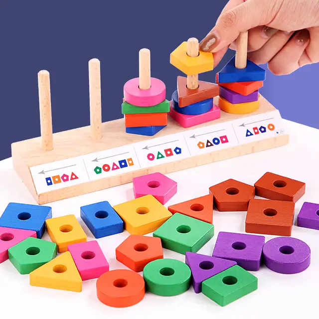 Wooden Matching Game Toy Set